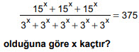 9. Sınıf Matematik üslü sayılar test