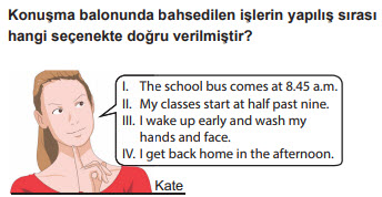5.sınıf ingilizce test çöz