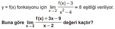 11.sınıf limit soru 11