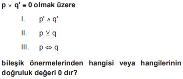 11.sınıf mantık test