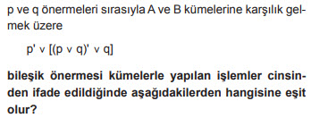 11.sınıf mantık test
